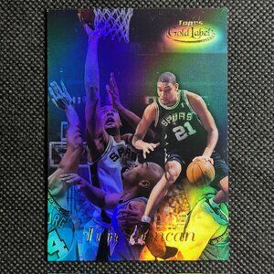 1999 Topps Gold Label GL7 Tim Duncan San Antonio Spurs HOF